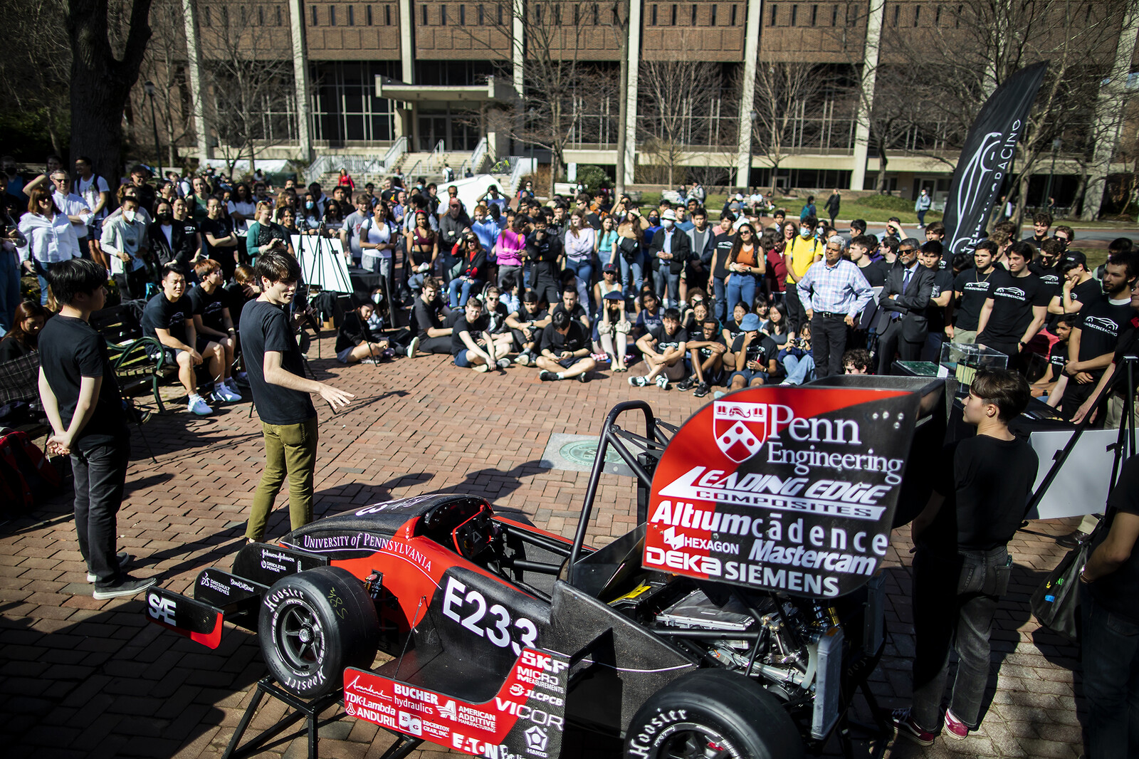 penn electric racing unveiling new car