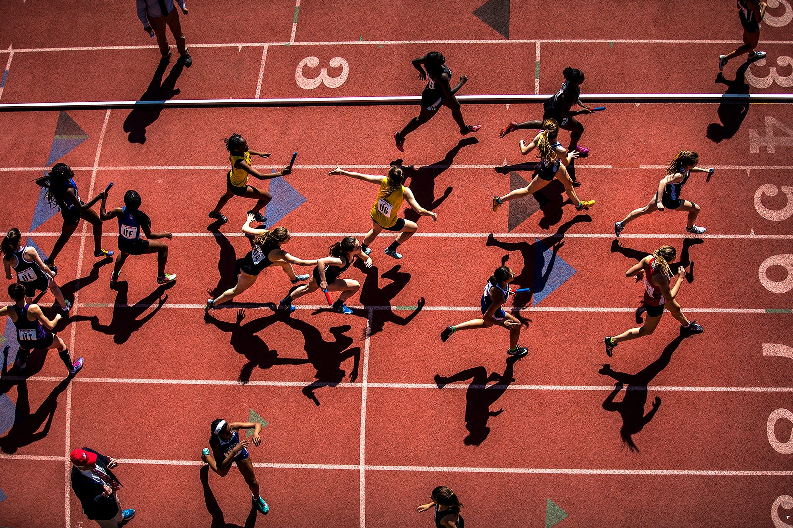 penn relays from above